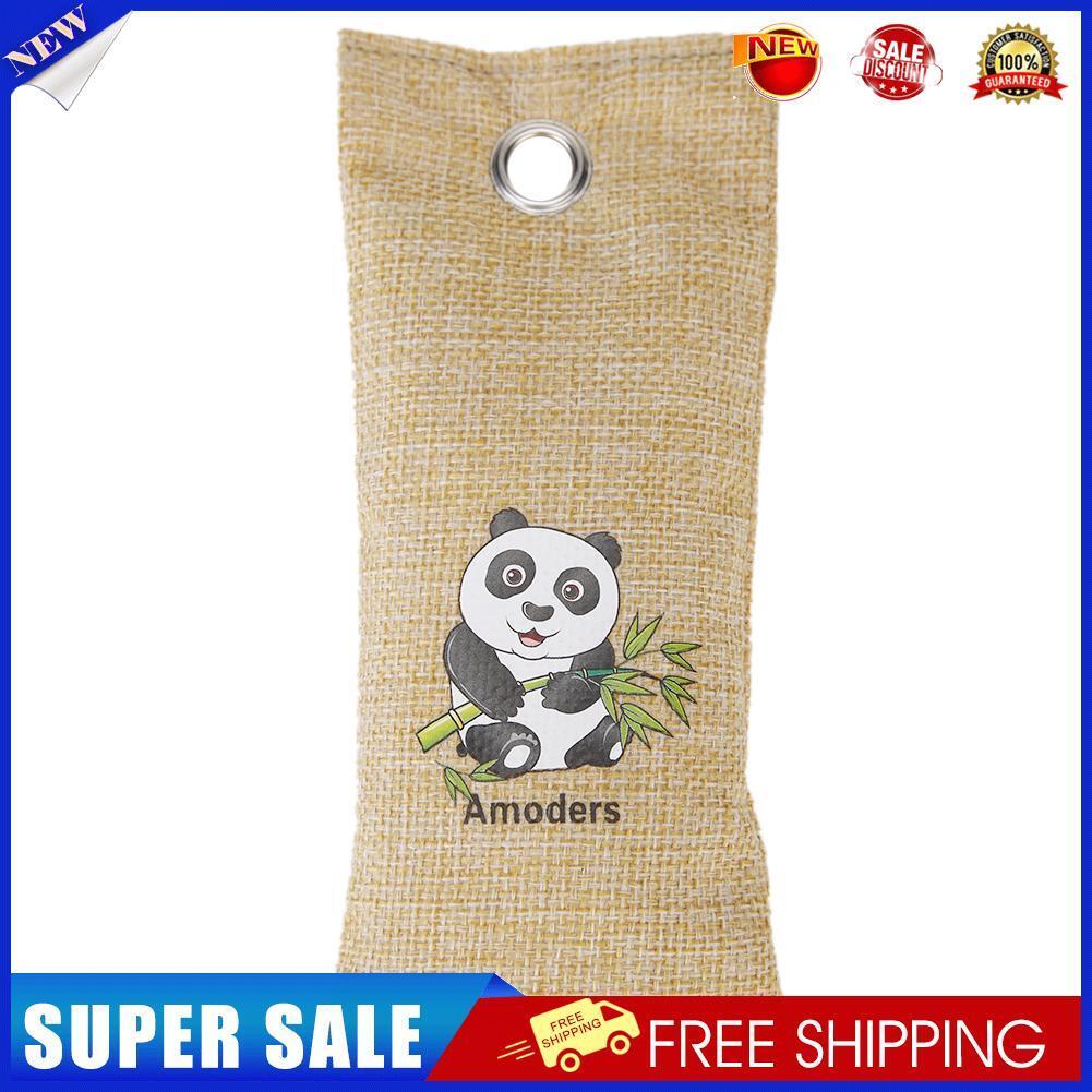 Panda Bamboo Charcoal Bag Closets Car Air Purification Deodorant (Coffee)