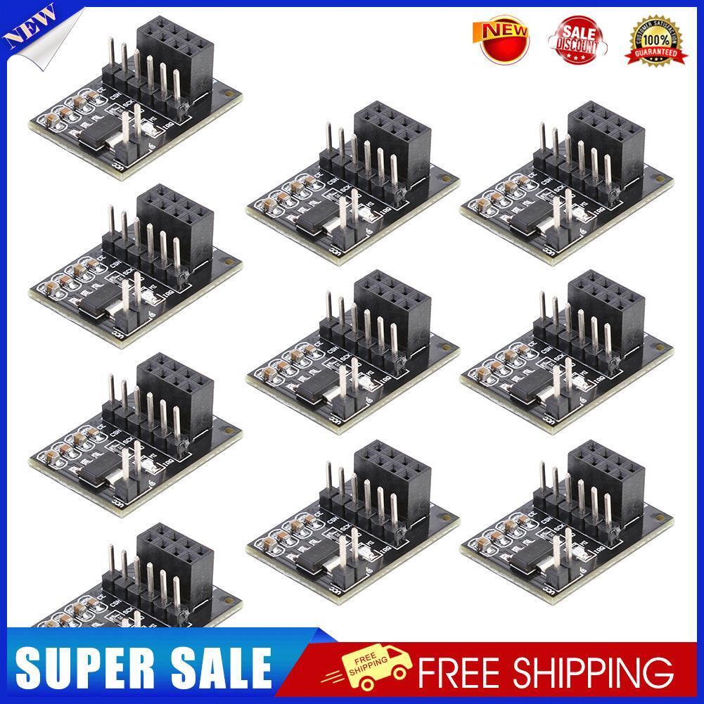 10pcs 3.3V Wireless Adapter Module Socket Adapter Board for 8Pin NRF24L01