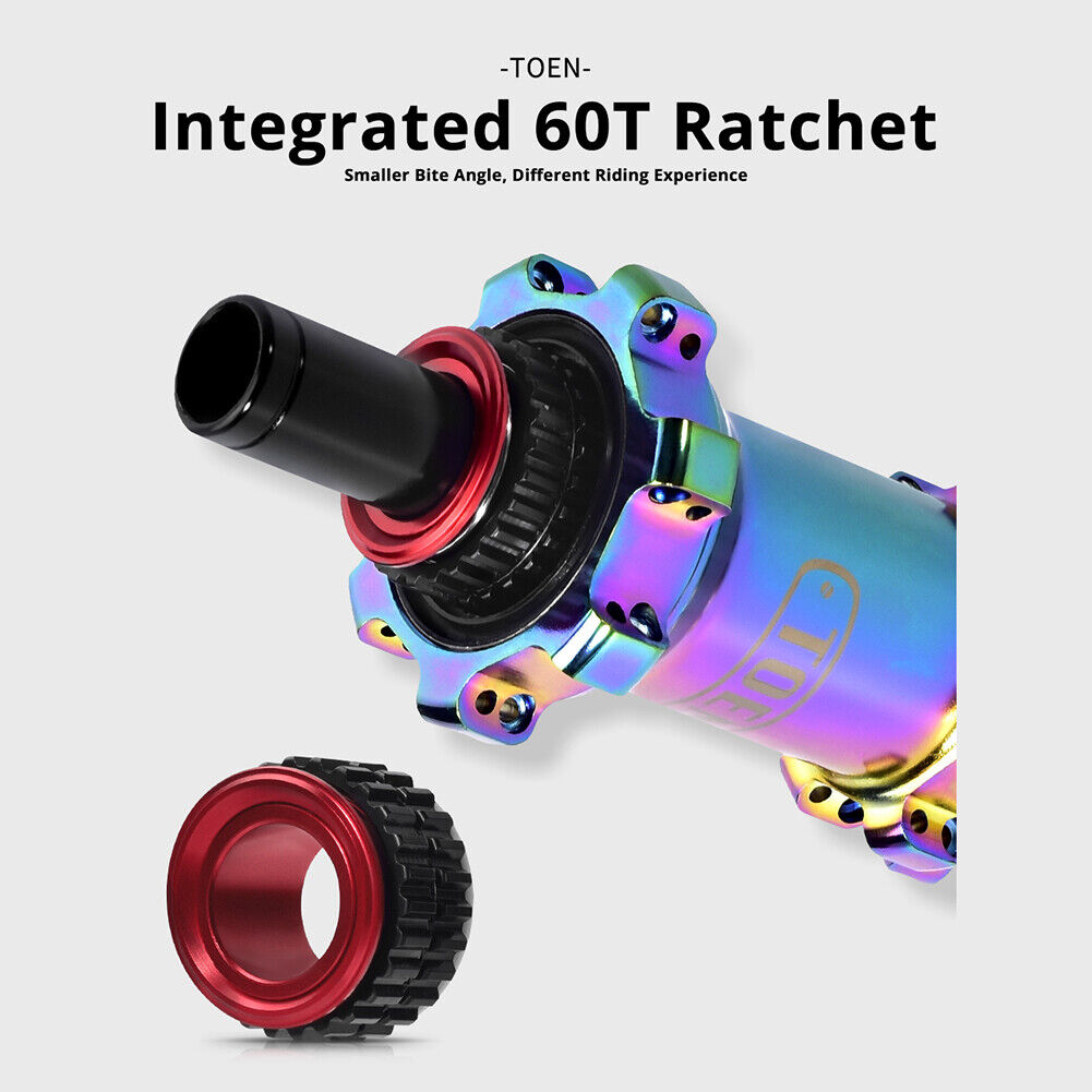 60T Integrated Bicycle Hub CNC Hollow Cycling Steel Freehub Repair Tools