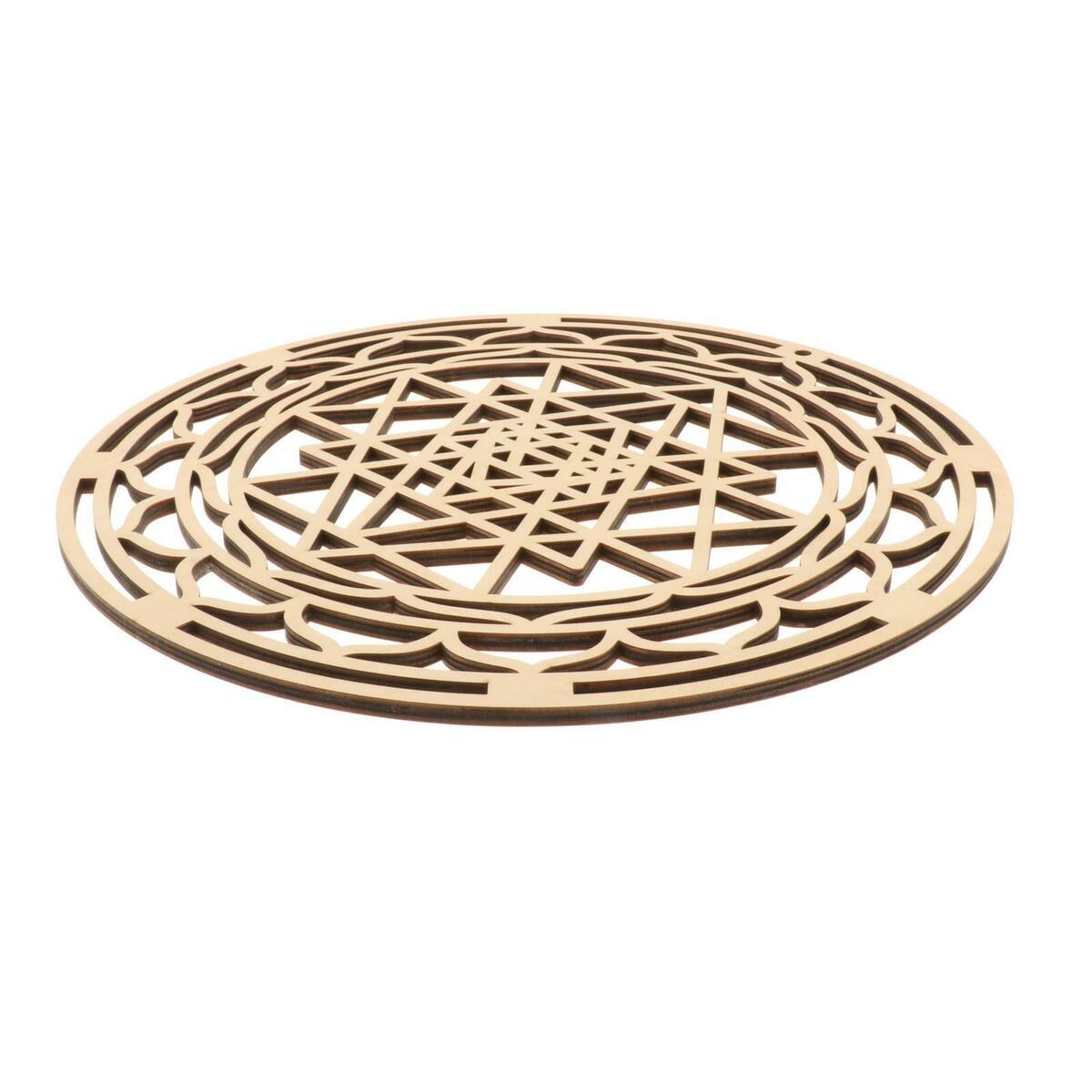 4x  Geometry Wall Sculptures  Slice Disc Hanging Decorations