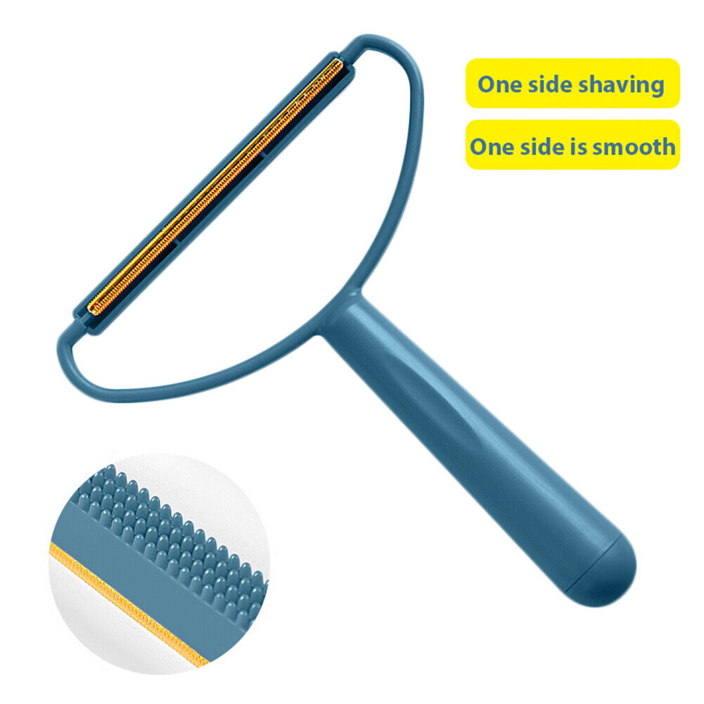 Portable Lint Remover Pet Hair Brush Roller Fur Fuzz Clothes Shaver (Blue)