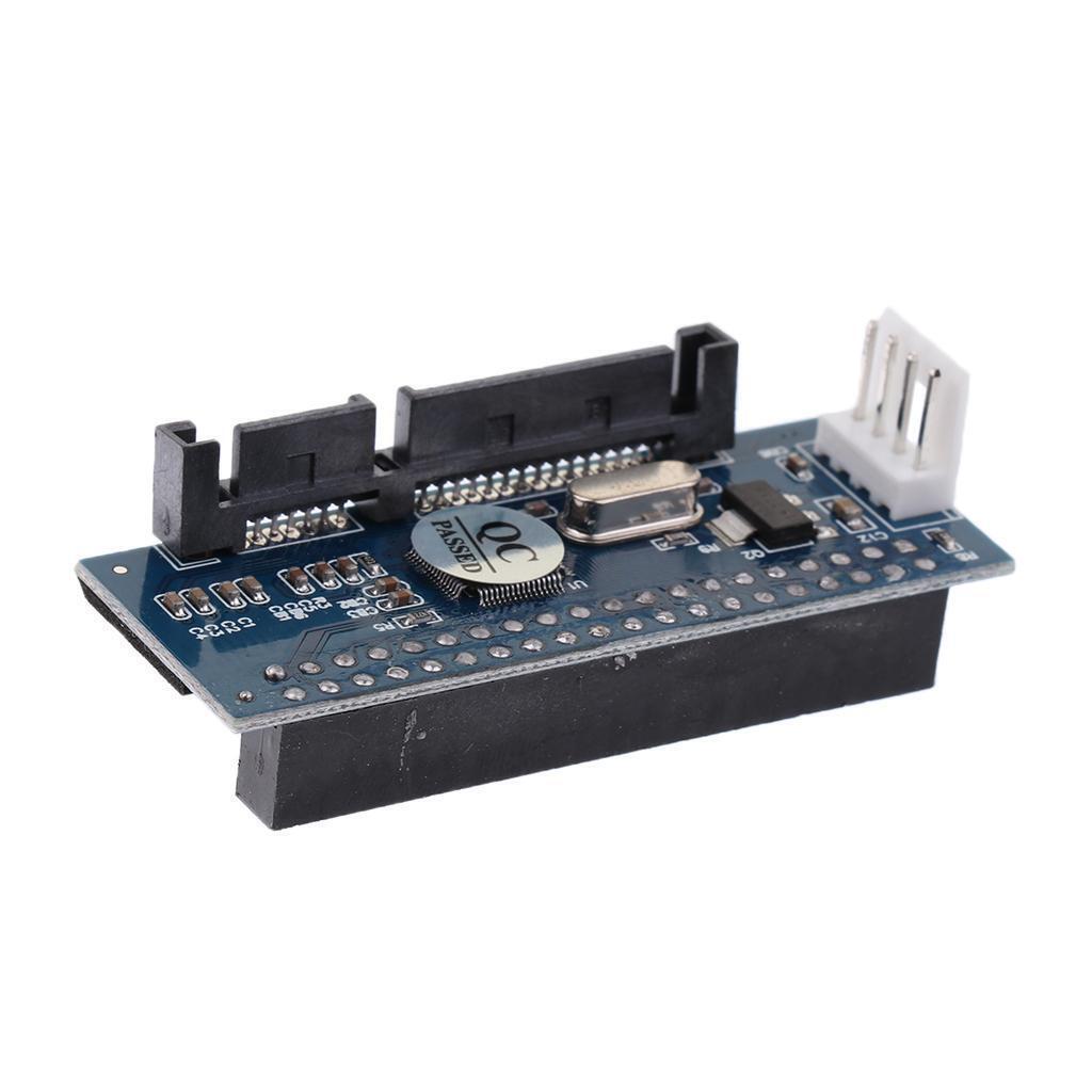 PATA/40Pin IDE Female to SATA Serial 7+15Pin Male Adapter Card for 3.5"