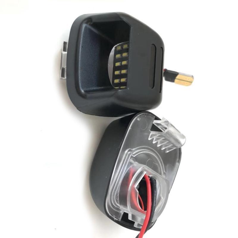 LED License Plate Lights For Frontier Xterra, LED Lights and Red OLED Neon