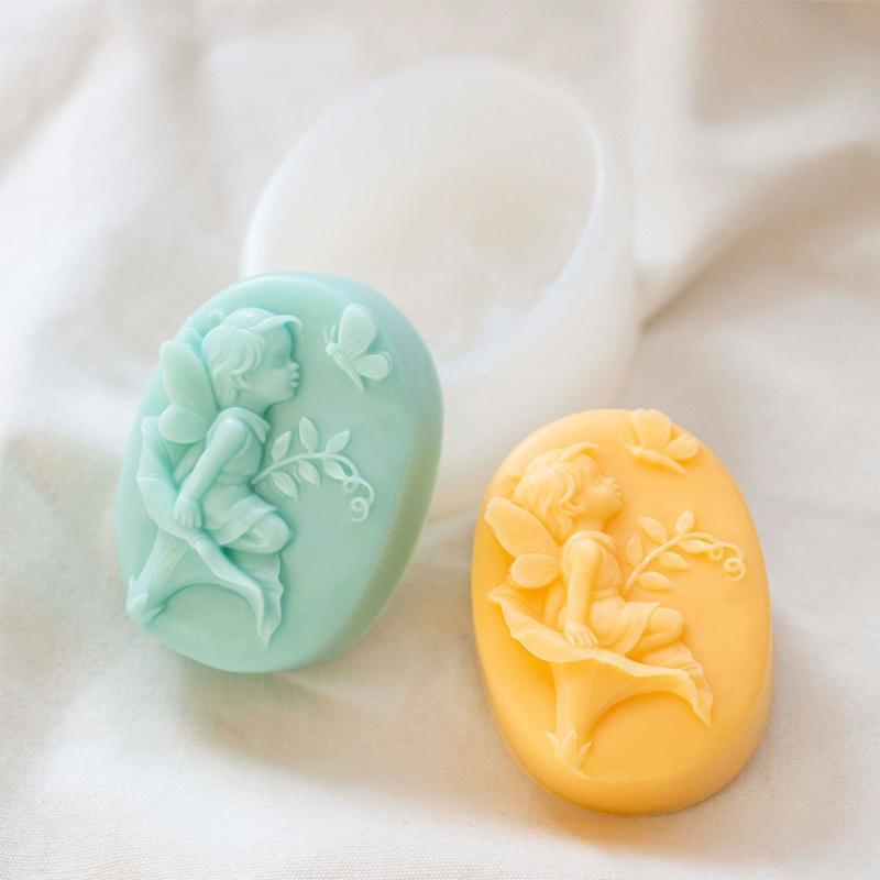 Morning-Glory Elf Mold Silicone Chocolate Candy Mold Cupcake Baking Durable Gift
