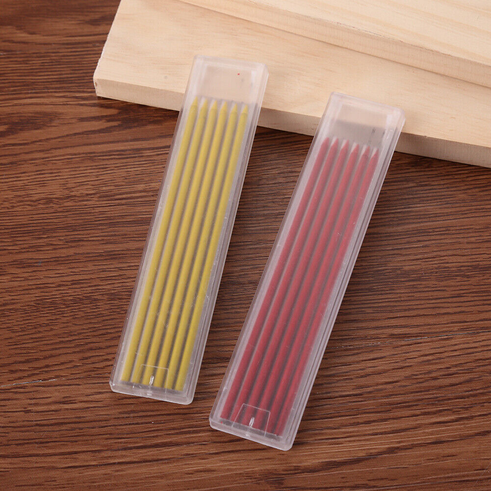 2pcs Carpenter Long Nose Pencil Set with 30 Refill Woodworking Marker Pens