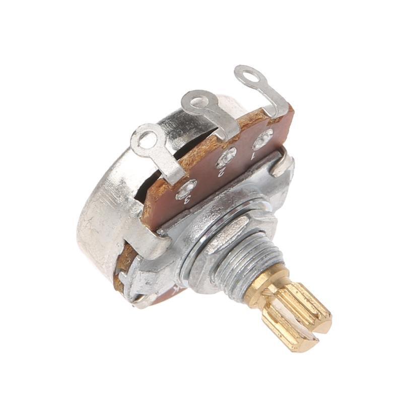 B250K Potentiometer Splined Pot Electric Guitar Bass Effect Amp Tone Volume