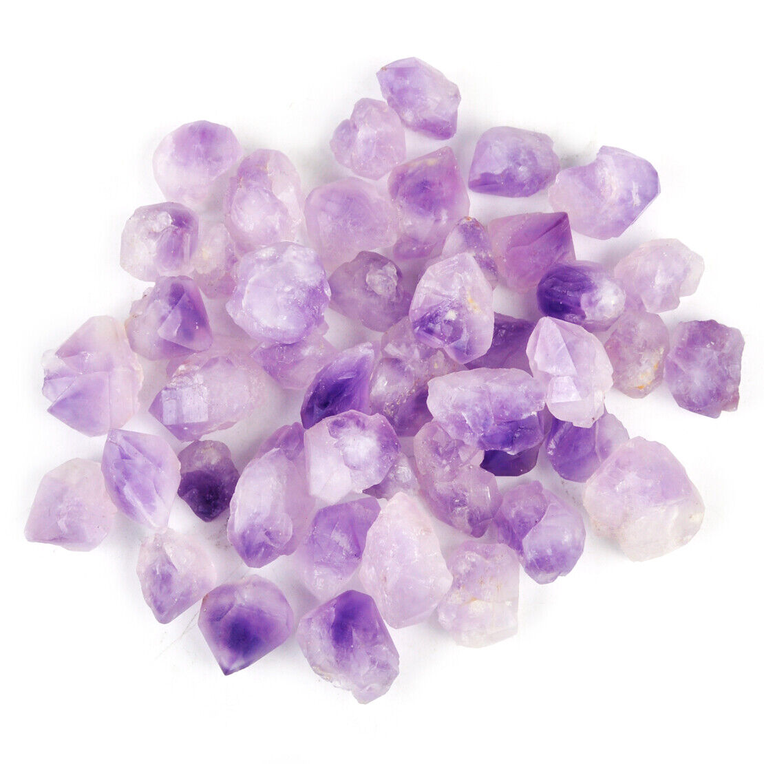 Rough Natural Amethyst Point Quartz Freeform Purple Crystal Rock Specimen Li