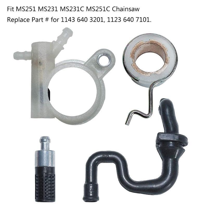 Oil Pump Hose Filter Worm Gear Kit for MS251 MS231 MS231C 1143 640 3201