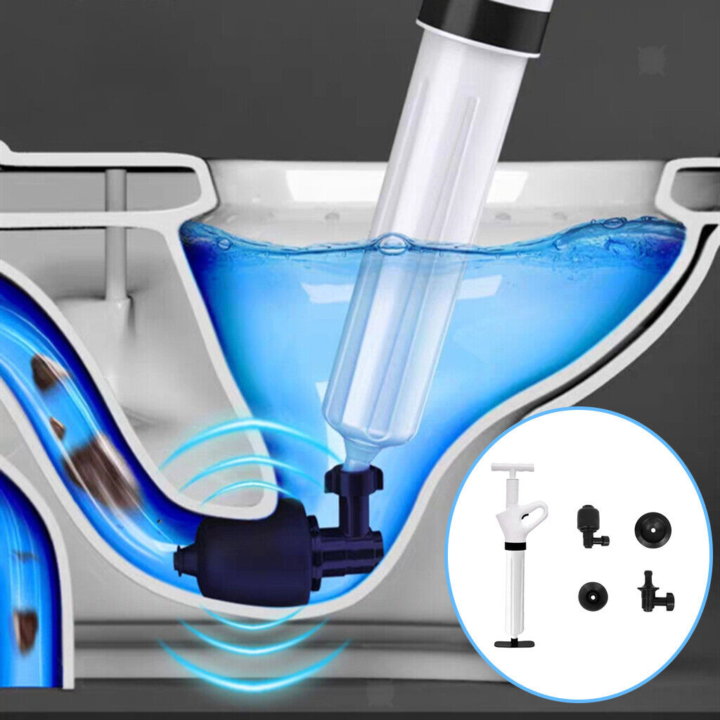 Toilet Plunger High Pressure Air  Cleaner Bathroom Supplies