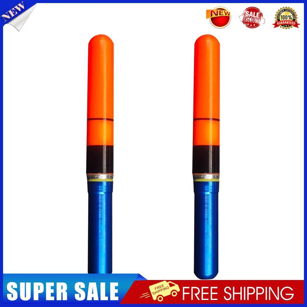 2pcs Luminous LED Light Stick Electronic Sea Fishing Rod Float Tube (Red)