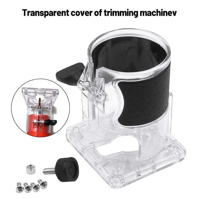 Trimmer Base Power Tool Woodworking Trimmer Router Transparent Plastic Base