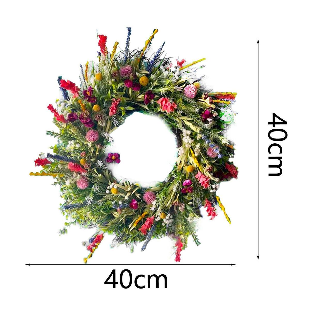 2x Round Spring and  Wreath Spring Hanging Ornaments  Decor