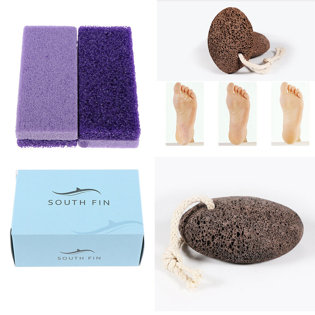 2 Styles Set, 3pcs Natural Pumice Stone | Volcanic Stone |   Pedicure