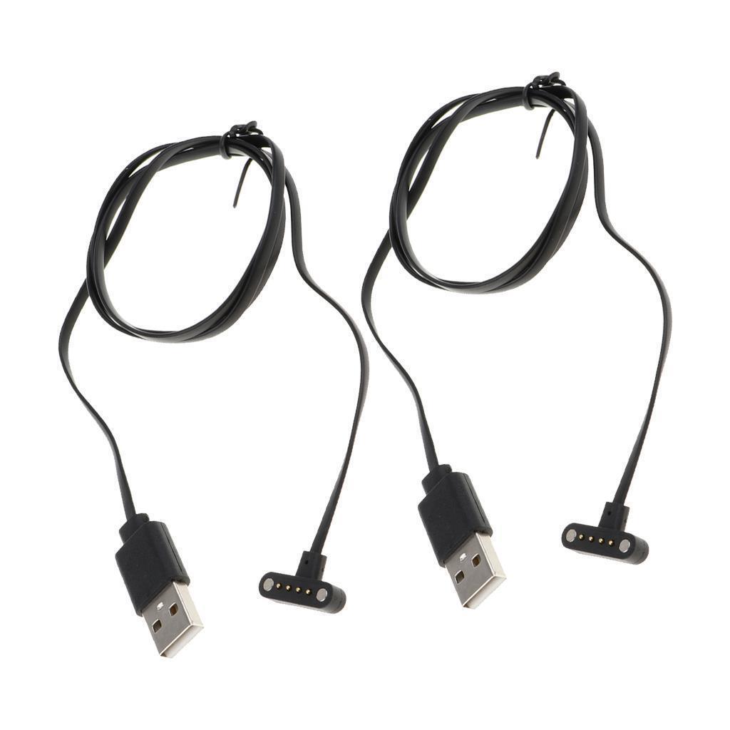 2Pcs Magnetic Charging  Watch Charger Dock Station for watch Set