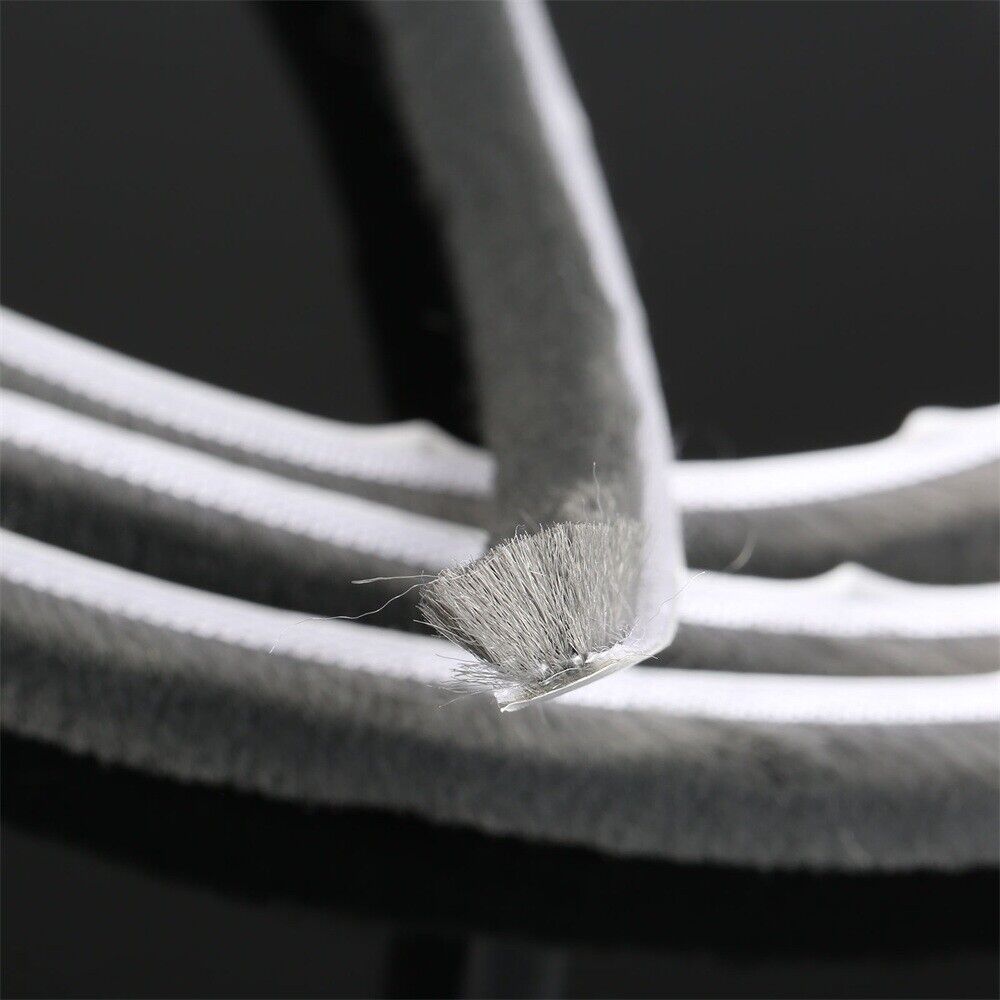 5M Door Window Frame Weather Sealing Strip Self Adhesive Draught Excluder Brush