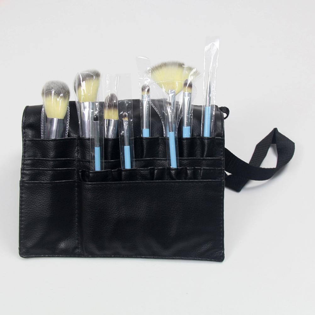 Pro Makeup Cosmetic 18 Pockets  Artist Brush Apron Belt Strap Bag Case