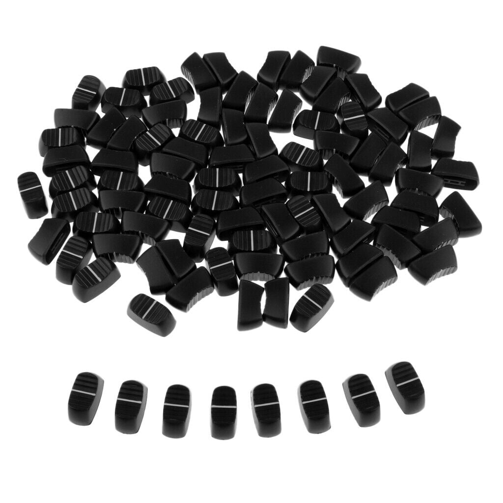 100 Pieces 4 Mm Mixer Potentiometer Control Knobs Replacement Lid Pot Lid -