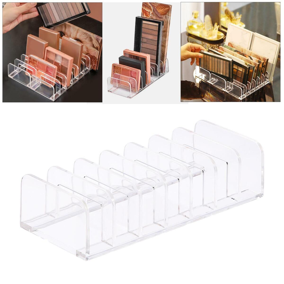 Cosmetic Storage Organizer  Compact Vertical Acrylic for Cabinets