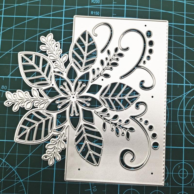 Flower Leaves Metal Cutting Dies Stencil Scrapbooking DIY Album Stamp Paper Card