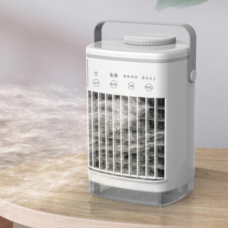 Personal Air Cooler 4 in 1 Timing Personal Air Cooler Mini Air Conditioner Fan