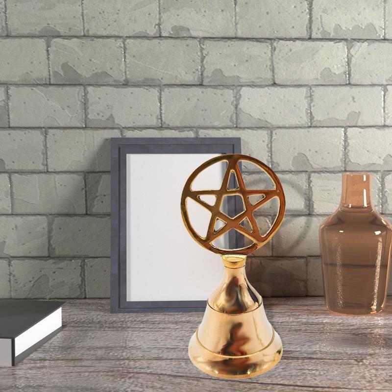 Five Angle Star Shake Bell Supplies Metal Shaking Bell Ornament Mini Ritual Bell