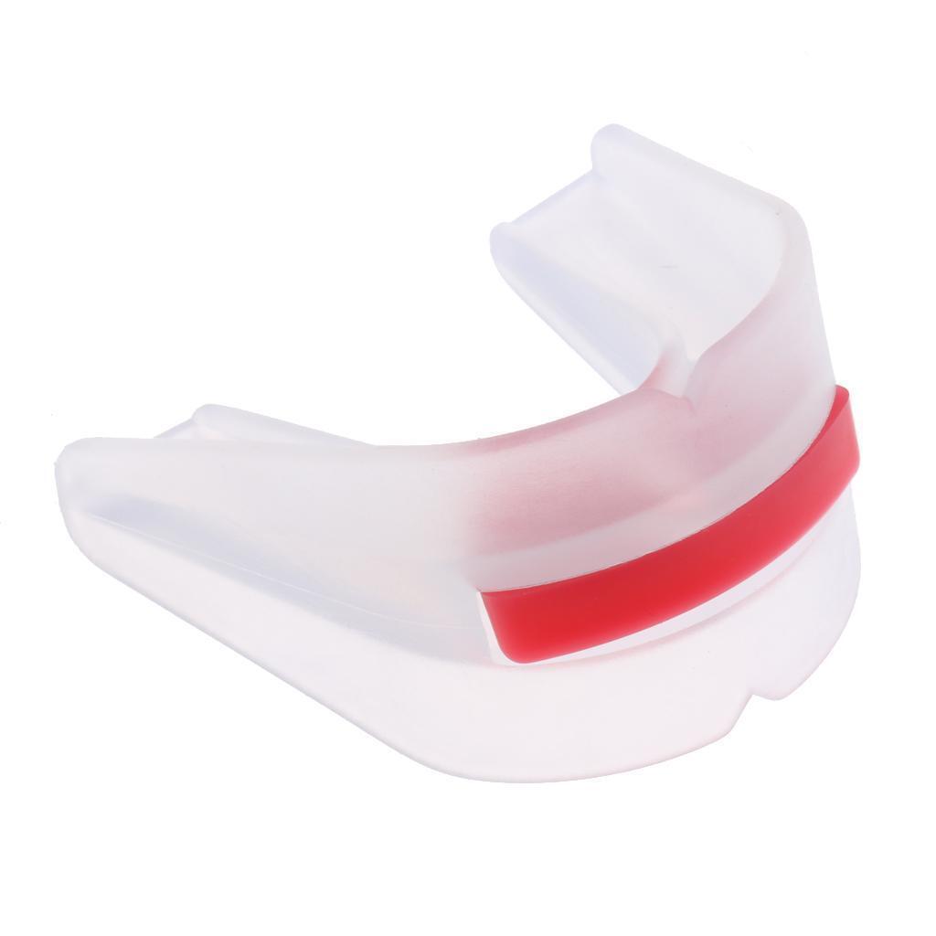 Alignment Mouth Guards Boxing MMA Teeth Protector Gum Shield with Case Red