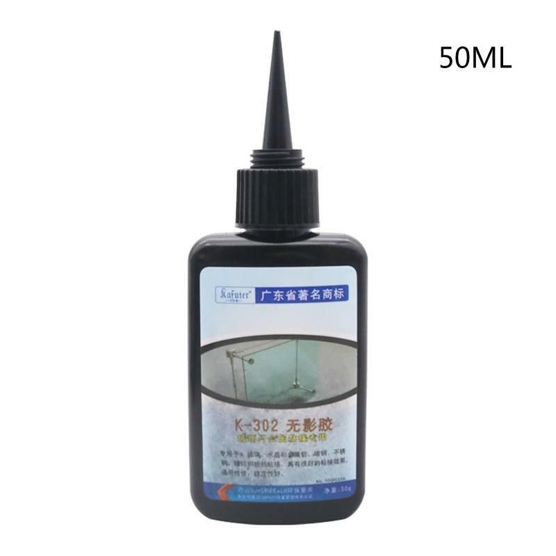 50ml UV Curing Adhesive for Glass Crystal Metal Aluminum High Bonding Strength