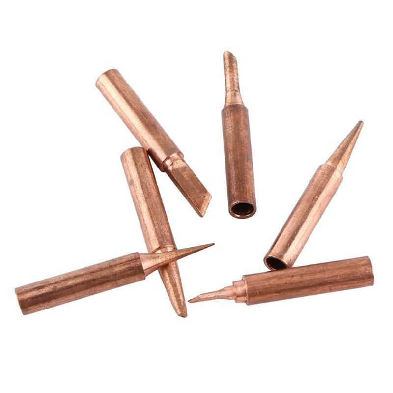 6 Pieces Non Magnetic Welding Nozzle Suitable for Lower Temperature Soldering