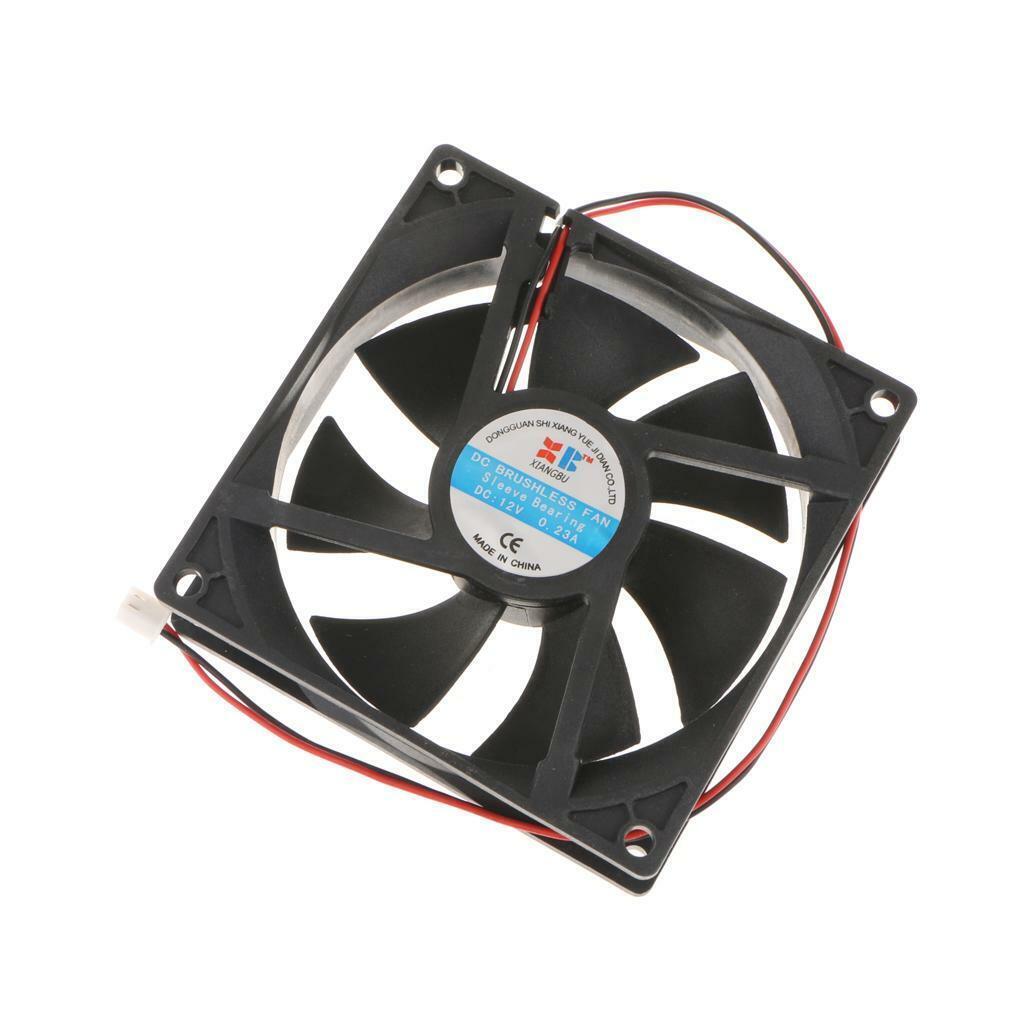2Pieces 92mm  12V  CPU Computer Cooling   cable 2Pin