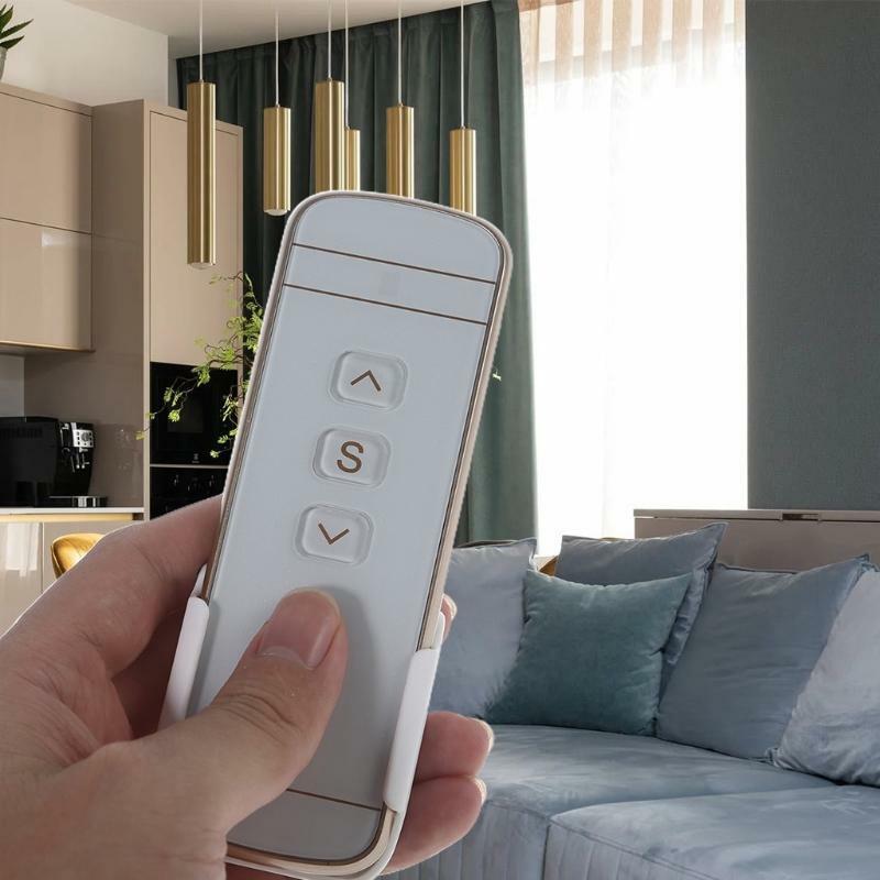 Remote Control, Electric Curtain Motor for Smart Home, Five Frequencies