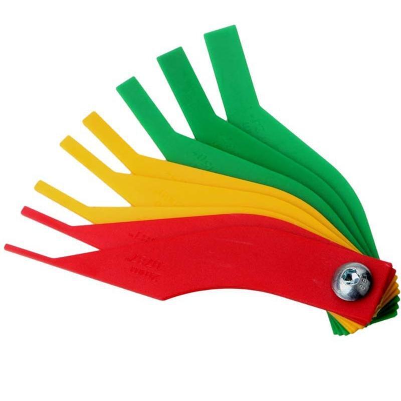 Portable 8 in 1 Automotive Brake Pad Feeler Lining Thickness Gauge Measure Tool