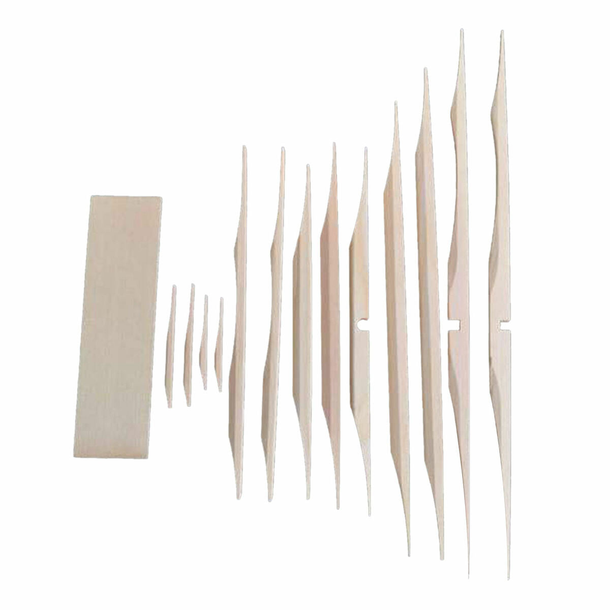 12x Guitar Brace  Spruce Brace Kit for Acoustic Guitar Luthier Supplies