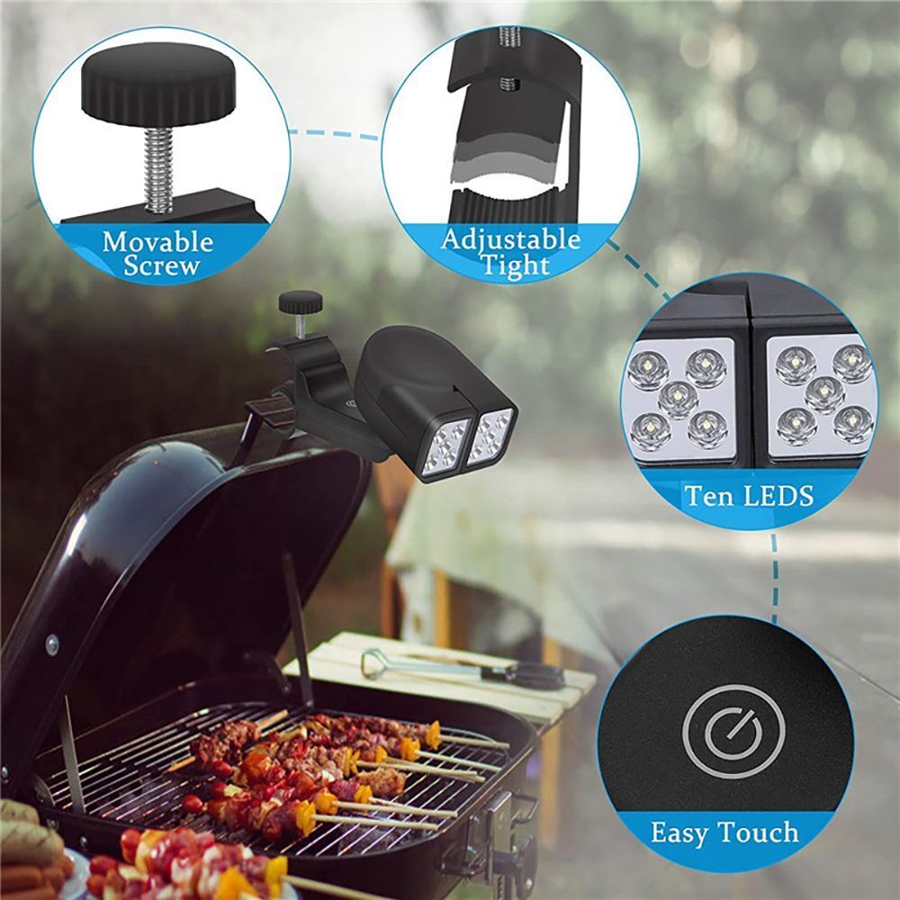 Outdoor Camp Accessories Grilling Tools Barbecue Lamp Grill Light Flashlight