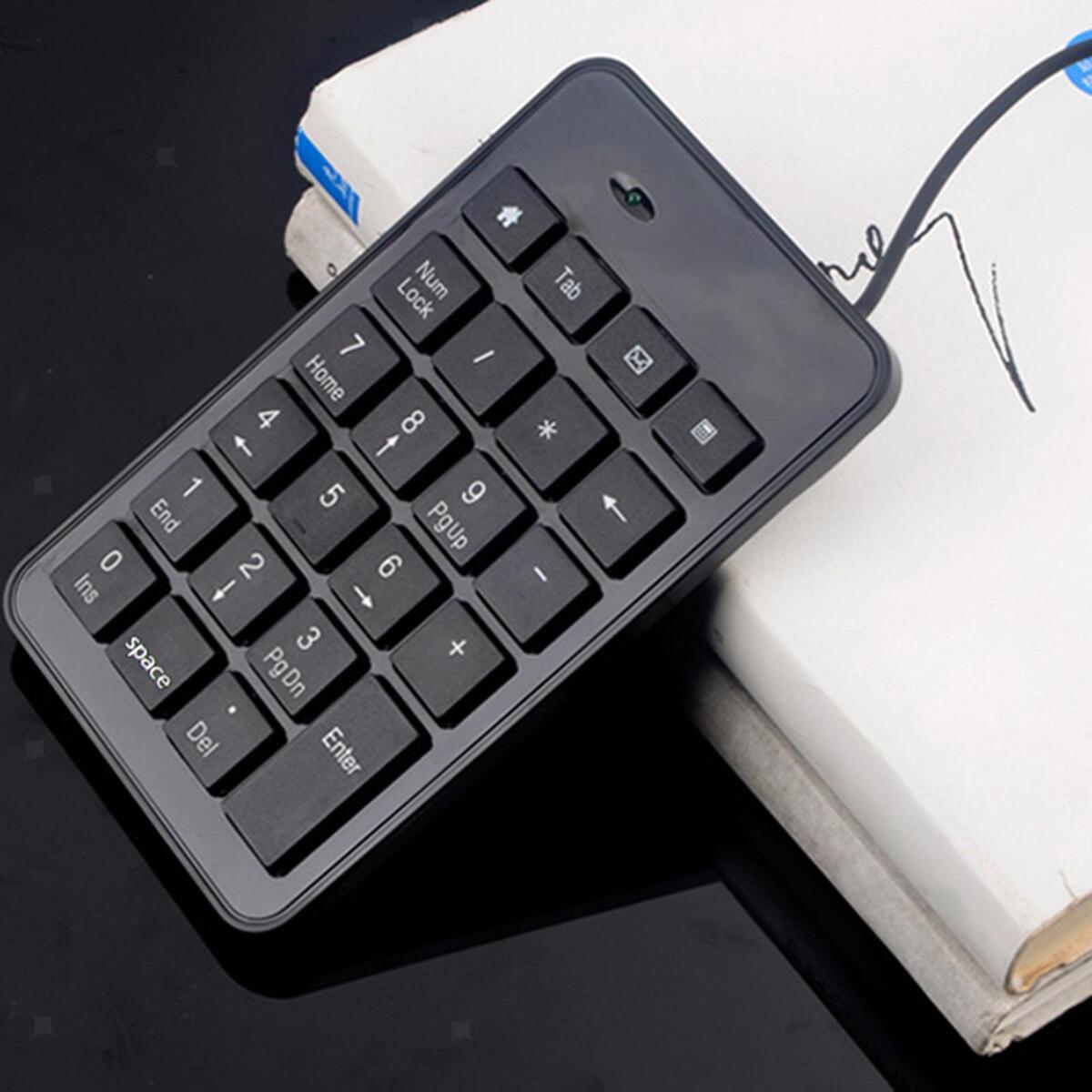 USB 23 Key Number Numeric Keypad Keyboard ,Faster Data Input with 5ft Cable