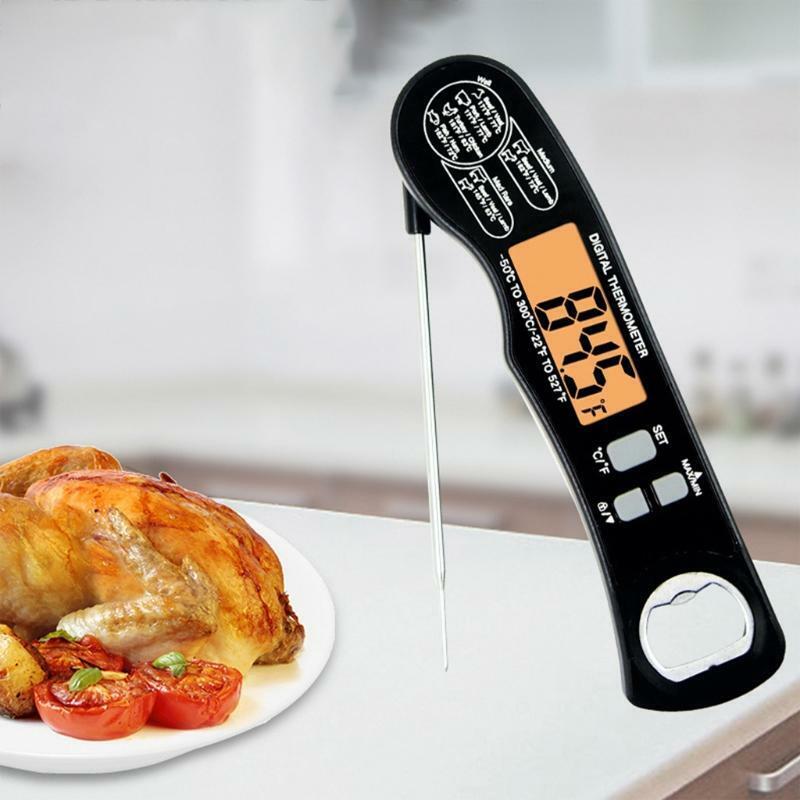 Instant Read Meat Thermometer Applicable Cooking Food Candy BBQ Grill Liquids