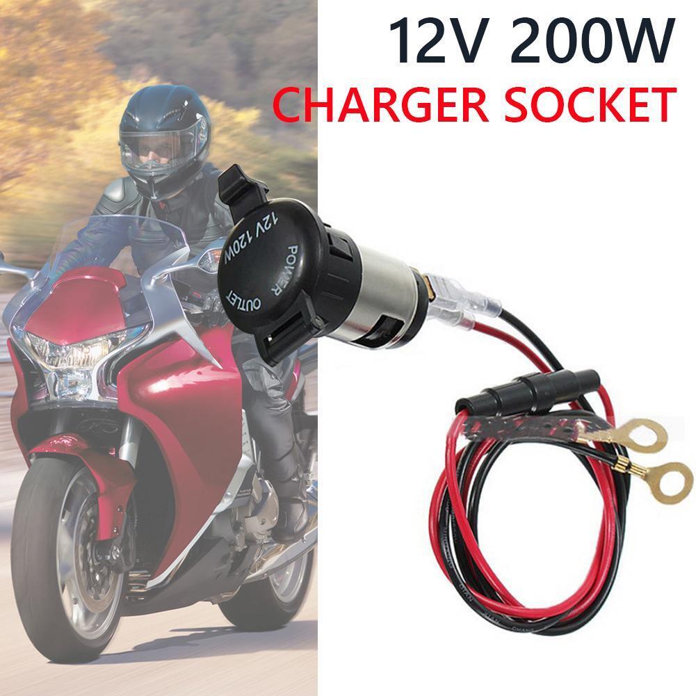 10PC 12-24V Auto Charger Plug for Motorcycle Car Truck Power Adapter Socket