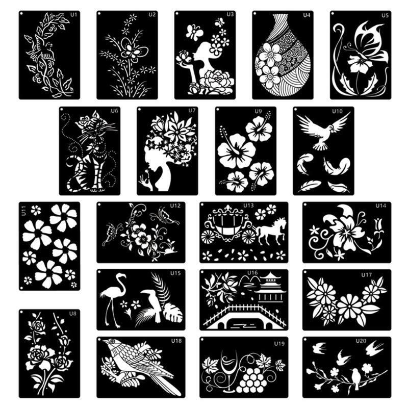 20 Pieces DIY Art Supplies Template DIY Crafts Making Sunflower Holiday Gifts