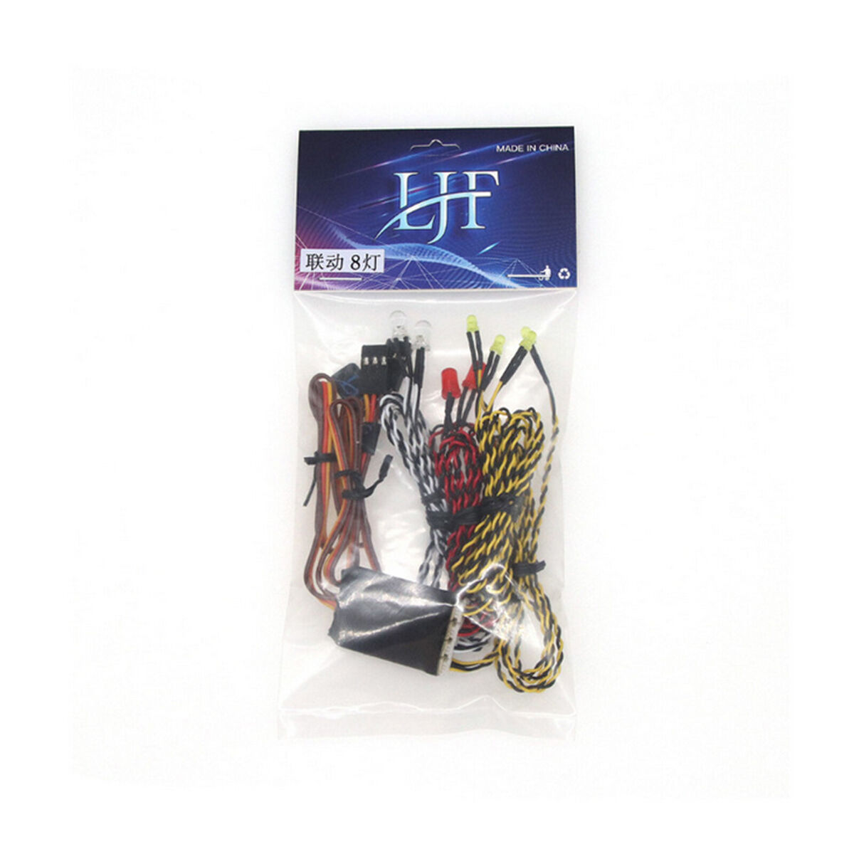8LED Linkage Light Turn Signal Brake Light Lamp Parts for RC Crawler Drift Car