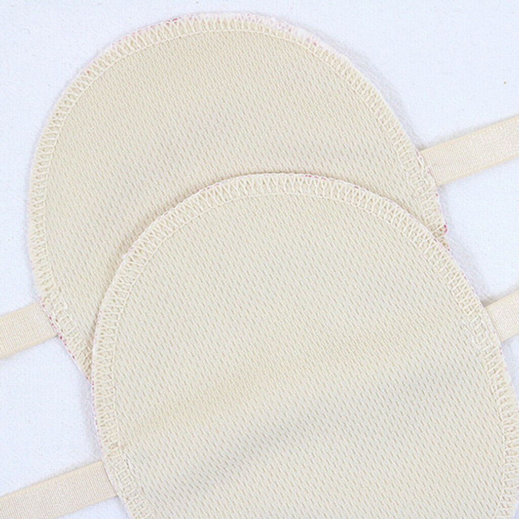 1 Pair of Washable Armpit Sweat Absorbing Pad Shields Light Green Grid