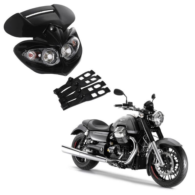 Motorcycle Headlight Fairing Dirt Bike Motocross Head Lamp Sport Supermoto Light