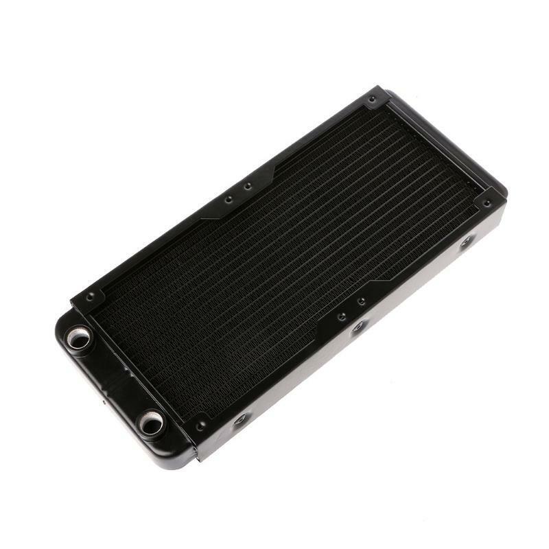 240mm Computer Radiator Water Cooler for 2 120mm CPU Fans Cooling Heatsink DIY