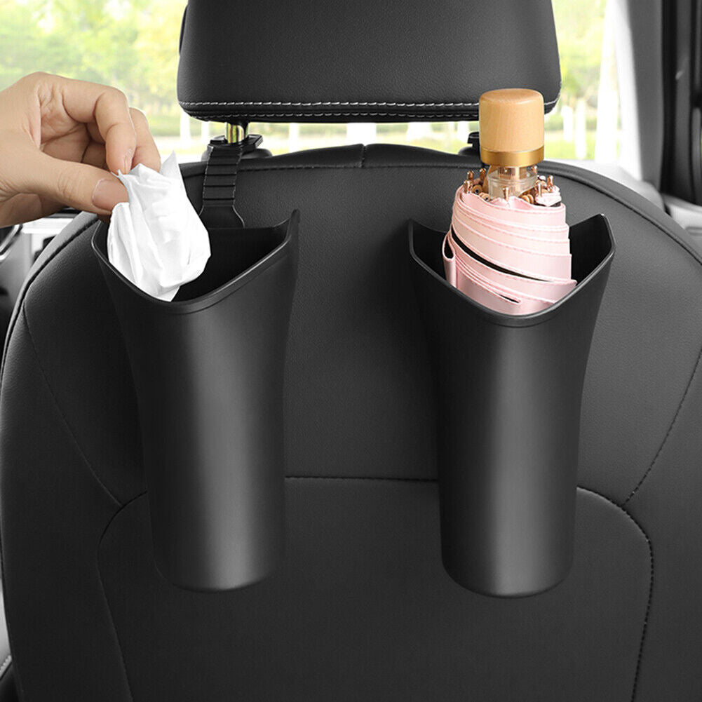 Car Umbrella Storage Box Organizer Bucket Auto Hanging Water Bottles Rack