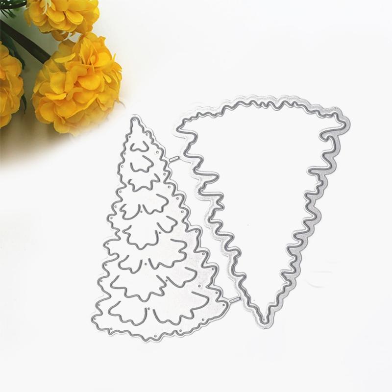 Christmas Tree Cutting Die Stencil DIY Crafts Embossing Tools Exquisite Die Cuts