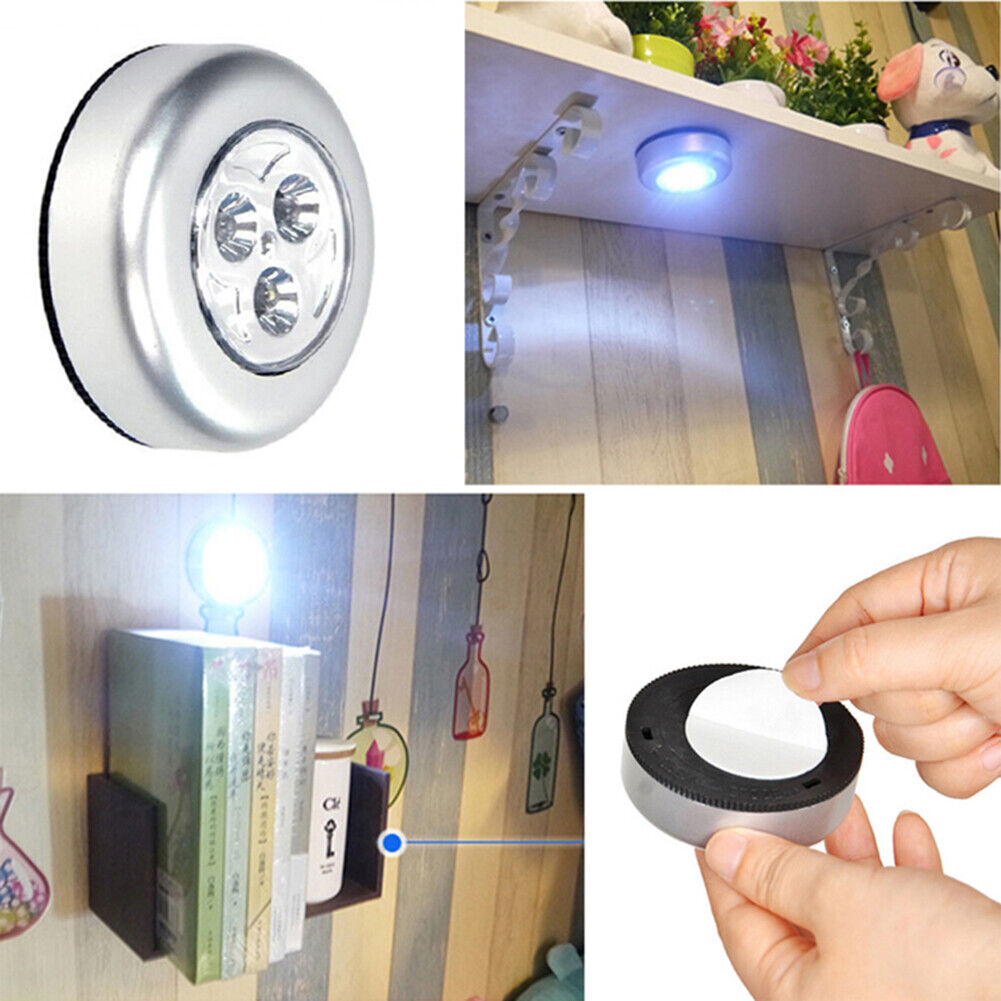 Touch 3 LED Emergency Car Roof Ceiling Night Light for Auto Trunk Cabinet