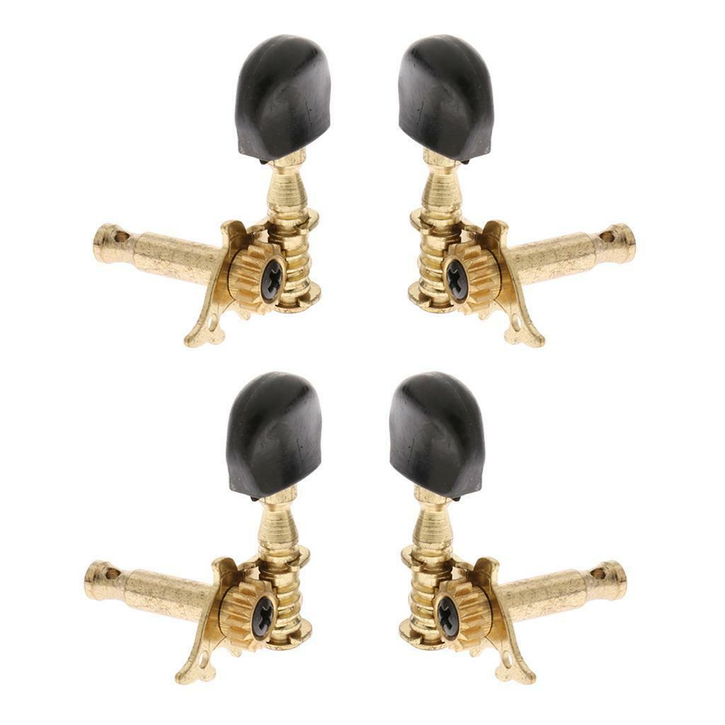 Electric Bass Ukulele String Tuning Pegs, 2R 2L Tuning Pegs for Electric Bass