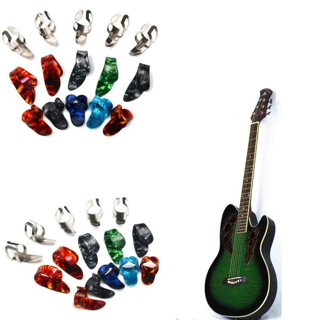15 ×  - 5 Stainless Steel Index Finger , 5 Colorful  Finger , 5