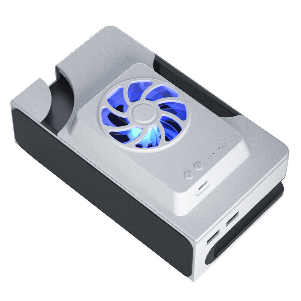 External Silent Cooling Fans for NS Switch OLED Game Console Cooler Base