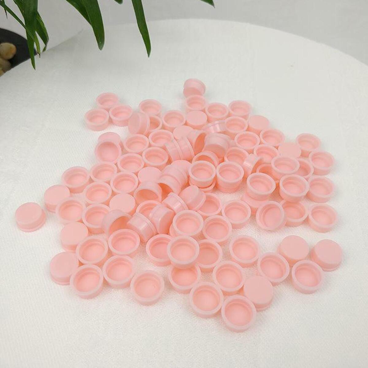 100 *  Extensions  Lashes Fan Glue Cups Planting Grafting Tool