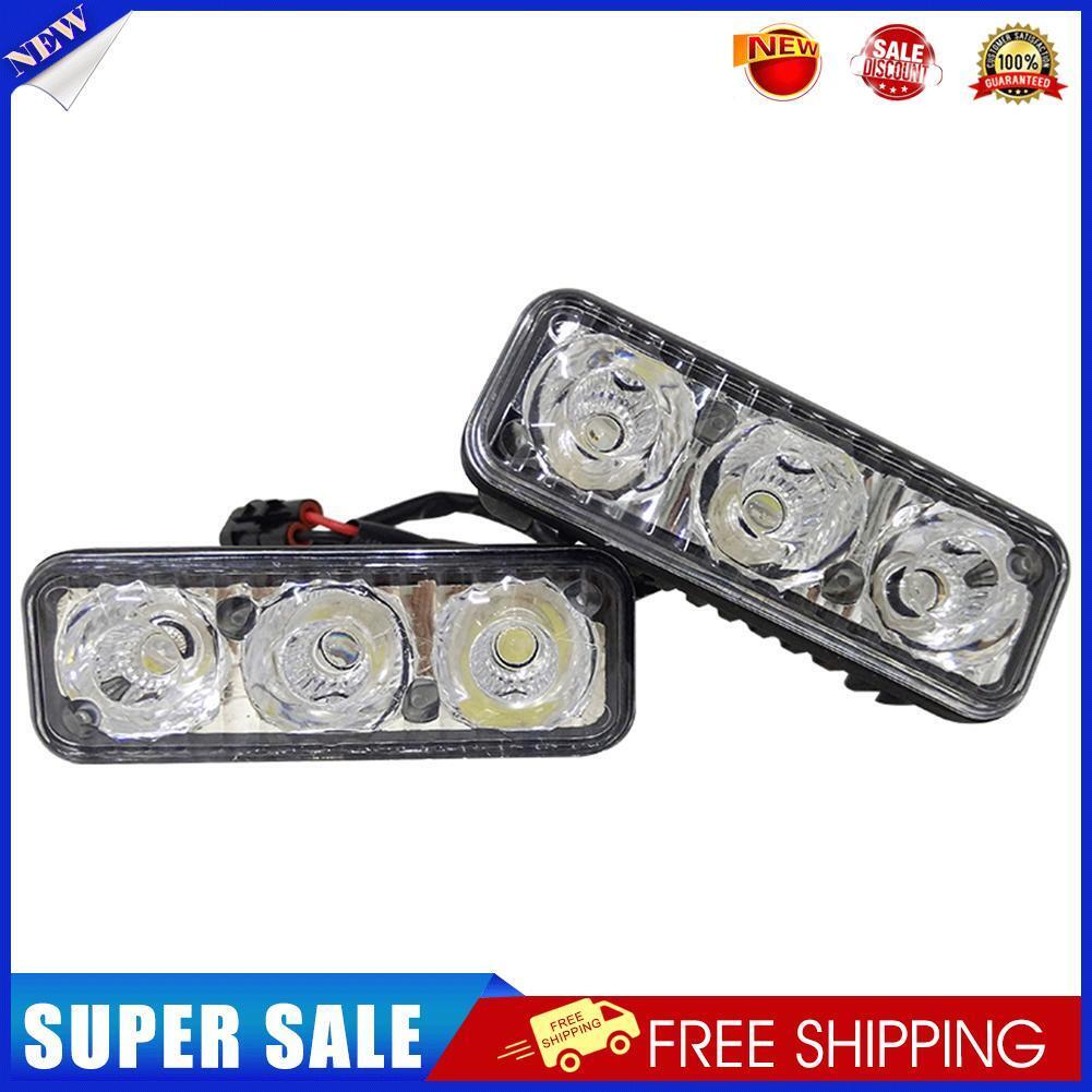 CNSUNNYLIGHT 1Pair Waterproof Car LED DRL Driving Daytime Running Lights