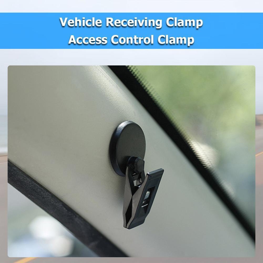 2x Car Suction Cap Clips Removable Holder for Sunshade Curtain Card Ticket